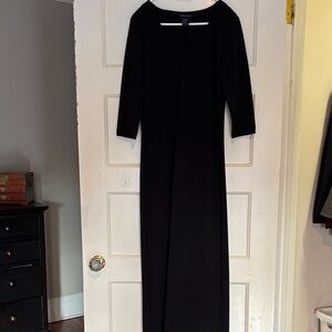 Boston Proper Black Long Sleeve Dress